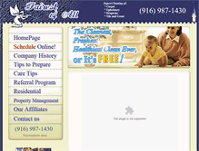 Tablet Screenshot of fairestofallcarpetcleaners.com